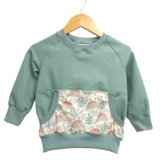Pullover [ Kids 1-7 Jahre ] Under the Sea Krebse (Sweat mint)